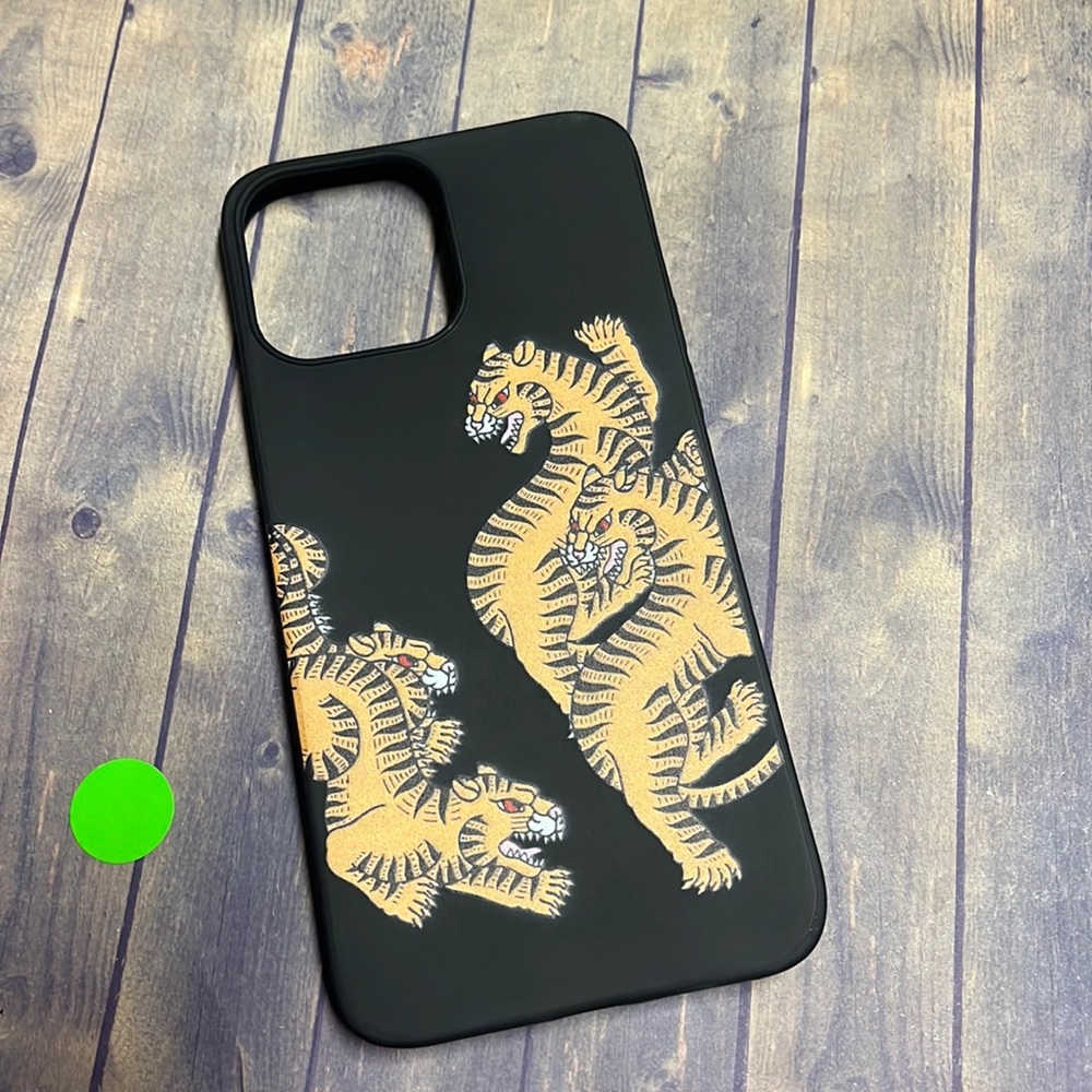 5for$10 Angry Tigers iPhone 13 Pro Max Phone case Protective case Matte Black